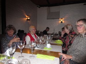 08.10.2015 Kellariravintola, Pirkko, Kerttu, Tuovi ja Leena