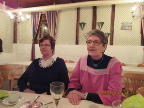 26.03.2015 Kellariravintolassa Terttu ja Helena